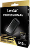 Lexar Professional SL600 - Externe SSD 512GB - USB 3.2 Gen2x2 tot 2000 MB/s - Grafiet