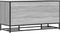 vidaXL - Schoenenbank - 100x40x53,5 - cm - bewerkt - hout - en - metaal - grijs - sonoma