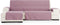 Hoes voor chaise longue met korte armleuning links Eysa SILVER Rood 100 x 110 x 290 cm