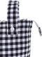 Organizer tas voor kinderwagen Mi bollito Zwart Vichy 15 x 18 x 45 cm