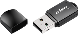 Edimax AC600 - Draadloze Dual-Band Mini USB Adapter - 433Mbps (2,4GHz en 5GHz)