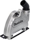 Makita Invalstofafzuigkap 125mm - TNO-gecertificeerd - Aluminium - 360° draaibaar