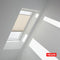 VELUX Origineel Plisségordijn (FHL), Zilveren Kozijn, C02, Classic Sand