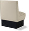 Bel Air Dinerbank Single Booth HW-70 Off White