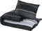 vidaXL - Dekbedovertrekset - 200x220 - cm - katoen - zwart - en - wit