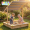 Spielwerk Samu - Zandbak - Hout UV 50+ - 120x120x120cm