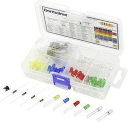 Barthelme LED-assortiment Koud-wit, Warm-wit, Geel, Blauw, Rood, Groen Rond 5 mm