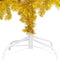 vidaXL - Kunstkerstboom - met - standaard - 120 - cm - PET - goudkleurig