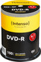 Intenso 4101156 - DVD-R - 4,7 GB 16x - 100 stuks (100 stuk(s))