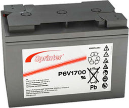 Exide Sprinter P6V1700 loodbatterij met M8-schroefverbinding 6V, 122000mAh