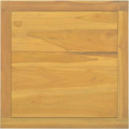 vidaXL - Salontafel - 60x60x40 - cm - massief - teakhout