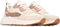 POSH by Poelman CHARLIE - Dames sneakers - Chunky zool 4 cm - Beige met combinatie