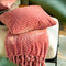 Dutch Decor ZICO - Kussenhoes zigzag 45x45 cm Dusty Rose - roze - superzacht - met rits