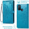 iMoshion Hoesje Geschikt voor OnePlus Nord N100 Hoesje Met Pasjeshouder - iMoshion Mandala Bookcase - Turquoise