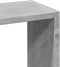 vidaXL - Wandschap - 159x18x66 - cm - bewerkt - hout - betongrijs