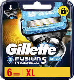 Gillette Fusion5 Proshield Chill Scheermesjes Mannen - 6 stuks