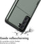 iMoshion Hoesje Geschikt voor Samsung Galaxy S21 FE Hoesje - Ruimte voor 2 pasjes - iMoshion Backcover met pasjeshouder - Donkergroen