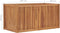 vidaXL - Plantenbak - verhoogd - 100x50x50 - cm - massief - teakhout