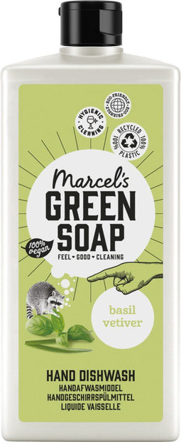 Marcel Green Soap - Afwasmiddel Basilicum & Vetiver Gras - Geconcentreerd - 0.50 l