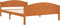 vidaXL - Bedframe - massief - grenenhout - honingbruin - 140x200 - cm