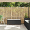 vidaXL - Tuinbank - met - kussen - 110x30x40,5 - cm - poly - rattan - zwart