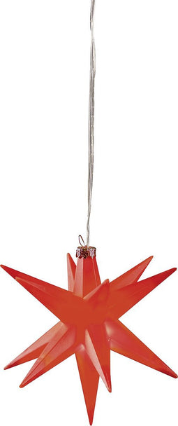 HGD CW62-1003 LED-kerstster Warmwit LED Rood Timer