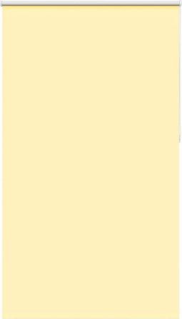 vidaXL - Rolgordijn - verduisterend - 125x210 - cm - stofbreedte - 121,6 - cm - geel