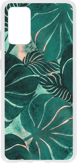 Hoesje Siliconen Geschikt voor Samsung Galaxy S20 Plus - Design Backcover siliconen - Meerkleurig / Monstera