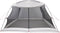 vidaXL - Camping - Muggennet - met - Deur - Grijs - voor - 6 - Personen - - - Waterdicht