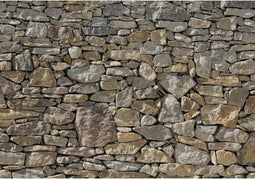 Komar - Fotobehang - Stone - Wall - 368x254 - cm - 8-727