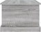 vidaXL - Salontafel - 50x50x35 - cm - bewerkt - hout - grijs