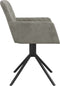 vidaXL - Eetkamerstoelen - draaibaar - 2 - st - fluweel - lichtgrijs