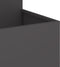 vidaXL - Tuinbak - 80x80x60 - cm - Zwart - Staal