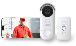Calex Video Deurbel - 2K - Bedraad - Nachtzicht & 2‑weg Audio - Wit