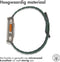 iMoshion Bandje Geschikt voor Apple Watch Bandje Series 1 / 2 / 3 / 4 / 5 / 6 / 7 / 8 / 9 / SE / Ultra (2) - 42 / 44 / 45 / 49 mm - iMoshion Magnetisch lederen band - Groen