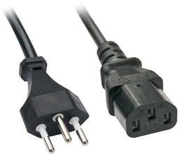 Lindy 30417 - Stroom Aansluitkabel - 2.00 m - Zwart