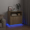 vidaXL - Sideboard - met - LED - in - Sonoma - Eik - 71x34,5x75 - cm - Kunststof