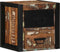 vidaXL - Nachtkastjes - 2st - 40x35x40cm - massief - gerecycled - hout - meerkleurig