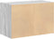 vidaXL - Kast - met - 2 - lades - 60x31x40 - cm - bewerkt - hout - grijs - sonoma - eiken