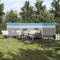 vidaXL - Windscherm - camping - waterdicht - 510x153 - cm - blauw
