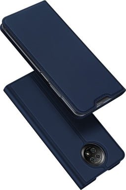 Dux Ducis - Pro Serie Slim wallet hoes - Geschikt voor Xiaomi Redmi Note 9 - Blauw