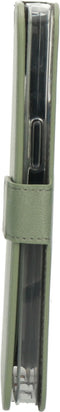 Mobiparts iPhone 12 Pro Max - Classic Wallet Case - Ruimte voor pasjes - Groen