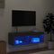 vidaXL - Tv-meubel - met - LED-verlichting - 100x30x30 - cm - zwart