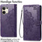 iMoshion Hoesje Geschikt voor Oppo Reno 9 Pro (5G) / Reno 9 (5G) Hoesje Met Pasjeshouder - iMoshion Mandala Bookcase - Paars