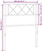 vidaXL - Hoofdbord - 100 - cm - metaal - wit