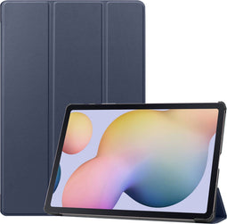 imoshion Tablet Hoes - Geschikt voor Samsung Galaxy Tab S8 Plus / Galaxy Tab S7 Plus / Galaxy Tab S7 FE - Trifold Bookcase - Donkerblauw