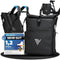 MIVELO 3-in-1 Fietstas - Waterdicht Rugzak Schoudertas - 25L Zwart Reflecterend