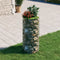 vidaXL - Gabion - paal - rond - Ø50x100 - cm - gegalvaniseerd - staal