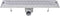 vidaXL - Doucheafvoer - 2 - st - rechthoekig - golvend - 530x140 - mm - roestvrij - staal