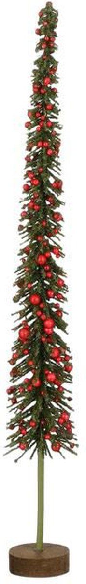 House of Seasons - Decoratie boom groen h42xd4,5cm